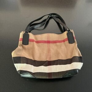 Burberry Canvas Should Bag